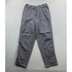 Vintage Gitano Jeans Womens 14 Gray Med Wash High Waist Tapered Relaxed 32x28